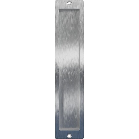 Ekena Millwork 12" Flush Pull For Barn Doors 3/4" Thick or Greater, Stainless Steel GB6005FP12SS